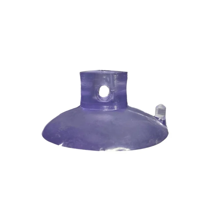 1000 Ventosas Cabeça Reta Pvc Cristal 40mm Diâmetro Com Furo Fixação (zoom)