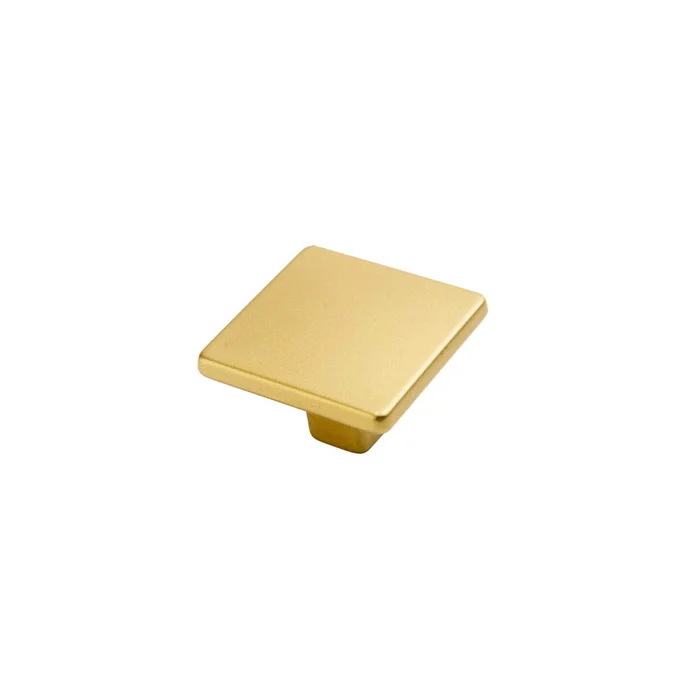 Puxador Unifuro Quadrado 30x30 Dourado Fosco - sku 5008103