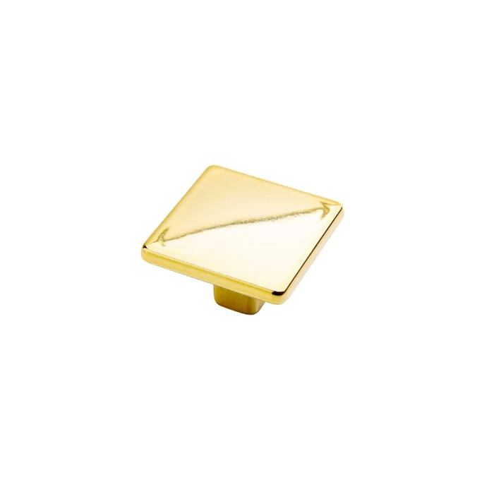 Puxador Unifuro Quadrado 30x30 Dourado Brilho  - sku 500803