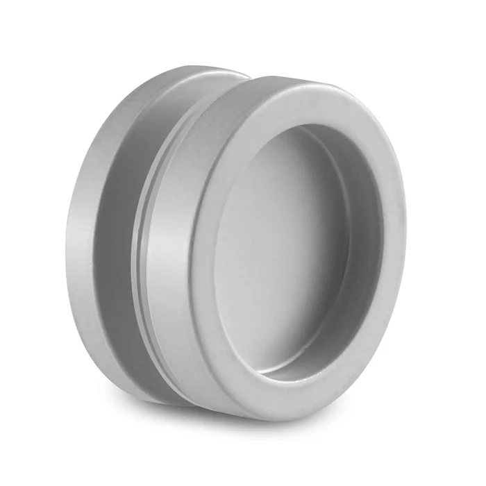 Puxador Para Box Banheiro Unha Concha Furo 12mm Alumínio Fosco (zoom)