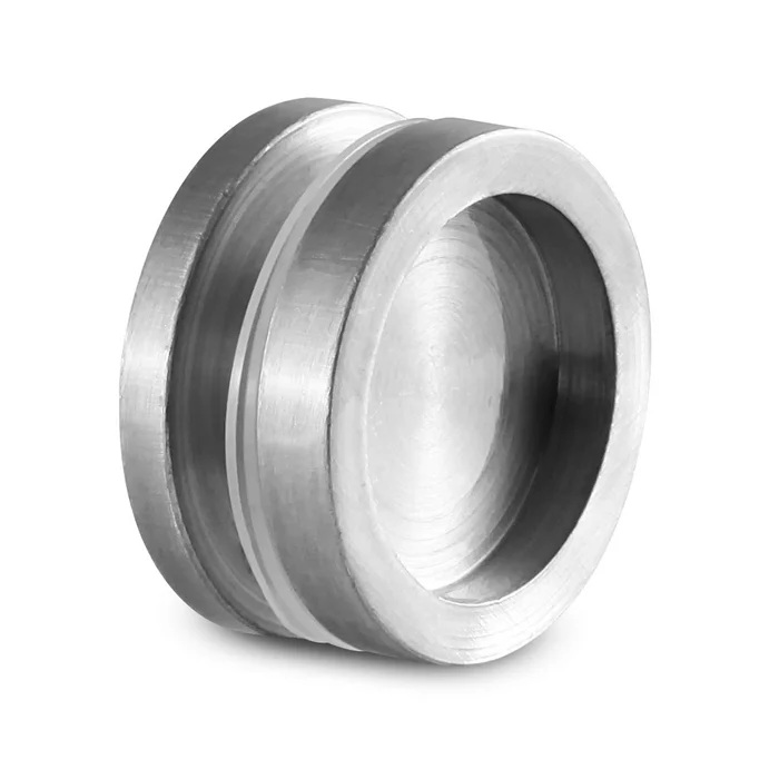 Puxador Para Box Banheiro Unha Concha Furo 12mm Aluminio Natural (zoom)