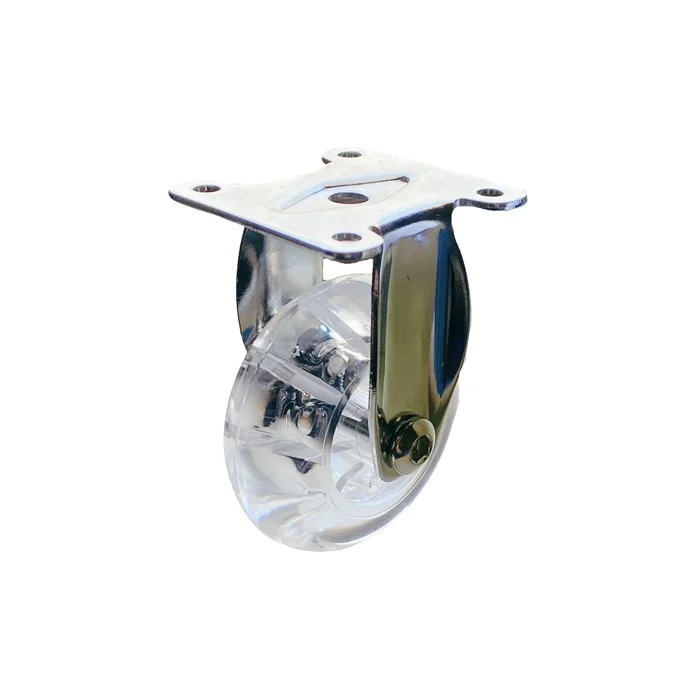 RODIZIO GEL 50MM FIXO TRANSPARENTE (zoom)