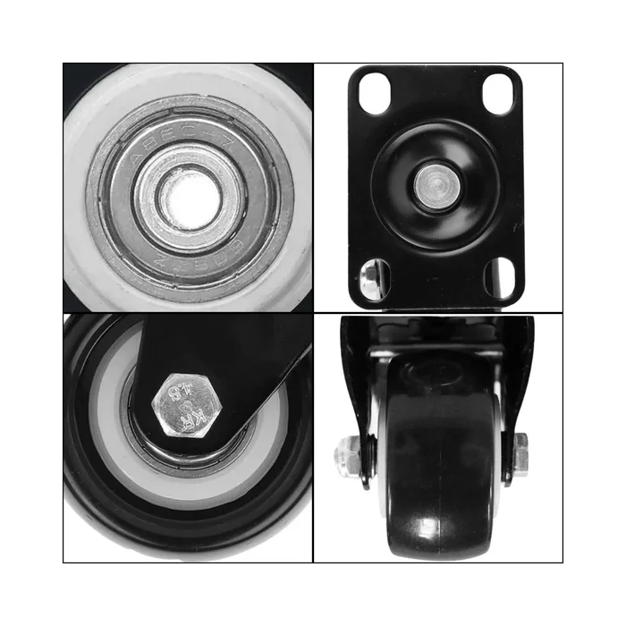 RODIZIO 50MM SEM TRAVA PVC PRETO (zoom)
