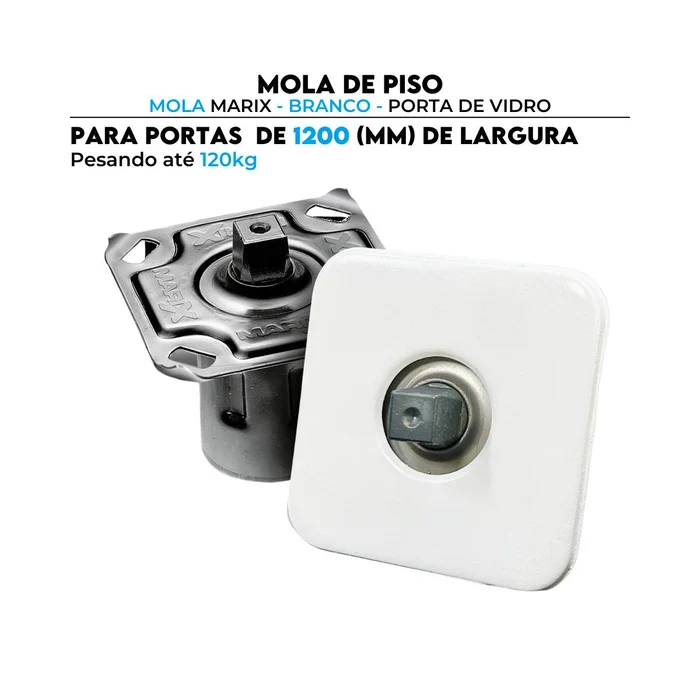 Mola Marix Porta de Vidro Branco - 360100