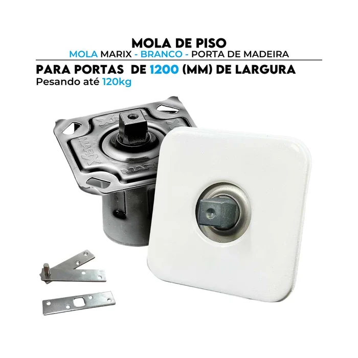 Mola Marix Automação Portas de Madeira Pivotante Branco (zoom)
