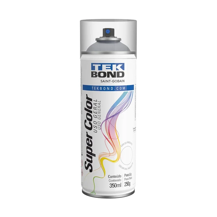 Verniz Spray Super Color Brilhante Tekbond 350ml 250g 23171006900 (zoom)