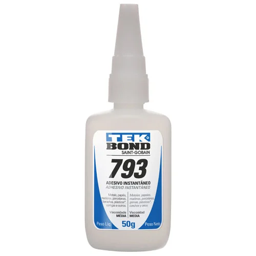 Cola Adesivo Instantâneo Tekbond 793 50g Bico Antientupimento (zoom)
