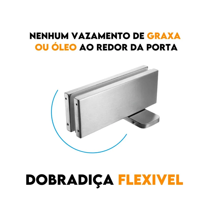 CONJUNTO DE MOLA INTEGRADA, CONTENDO MOLA HIDRAULICA DE PISO E ARTICULACAO SUPERIOR, PARA FECHO AUTOMATICO DE P (zoom)