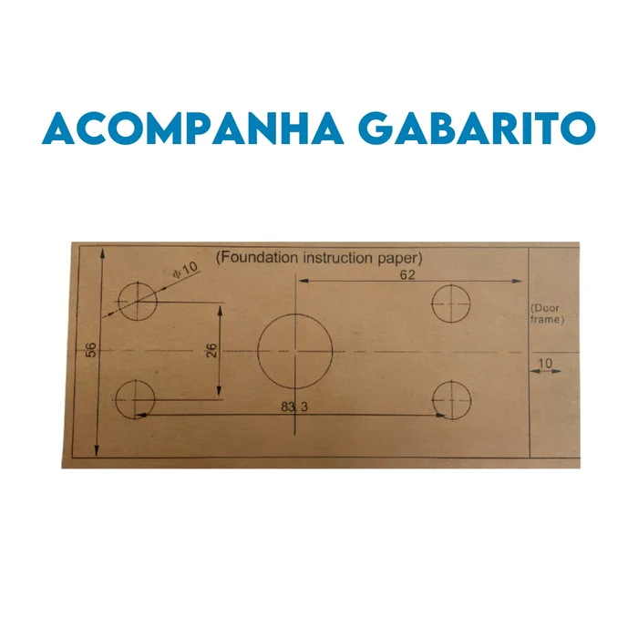 Mola Hidráulica Para Porta De Vidro Mixso Ajustável