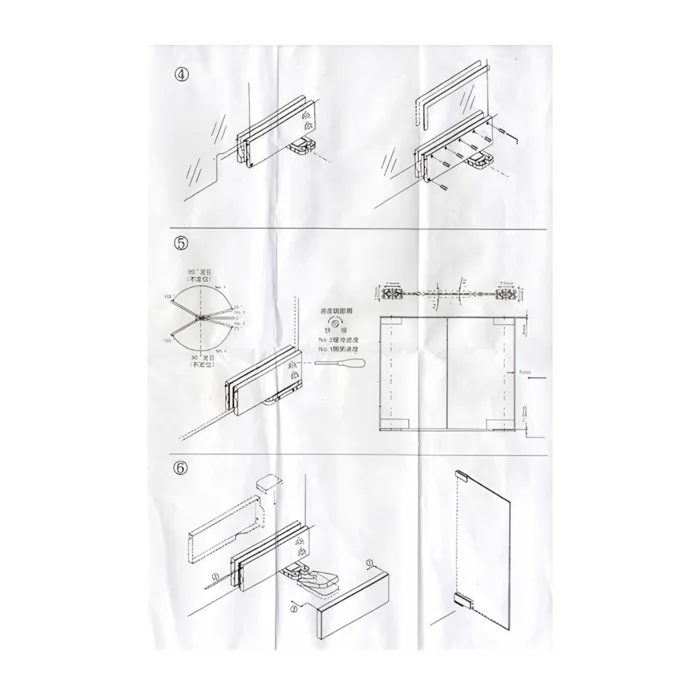 Mola Hidráulica Para Porta De Vidro Mixso Ajustável (1)