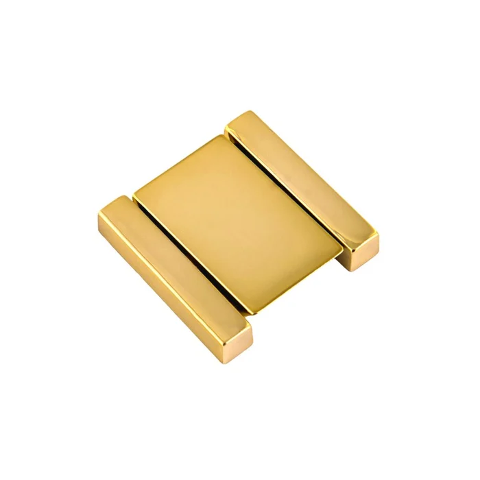 Puxador Gangorra Dourado Brilho 500804 (zoom)