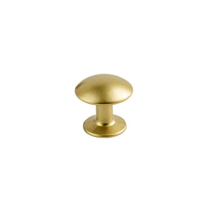 Puxador Armario Redondo Mini Dourado Fosco (zoom)