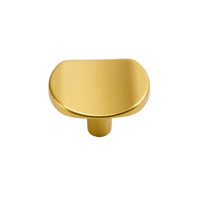 Puxador Ponto 32mm x 38mm Dourado Fosco (zoom)
