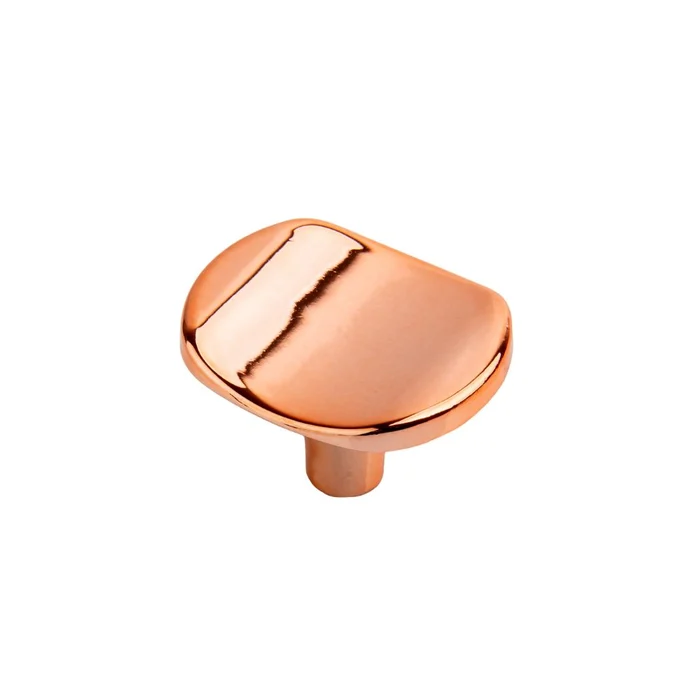 Puxador Ponto 32mm x 38mm Rose (zoom)