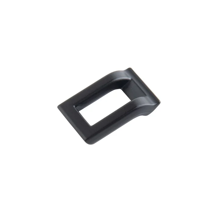 Puxador Armario Argola Quadrado Preto Fosco (zoom)