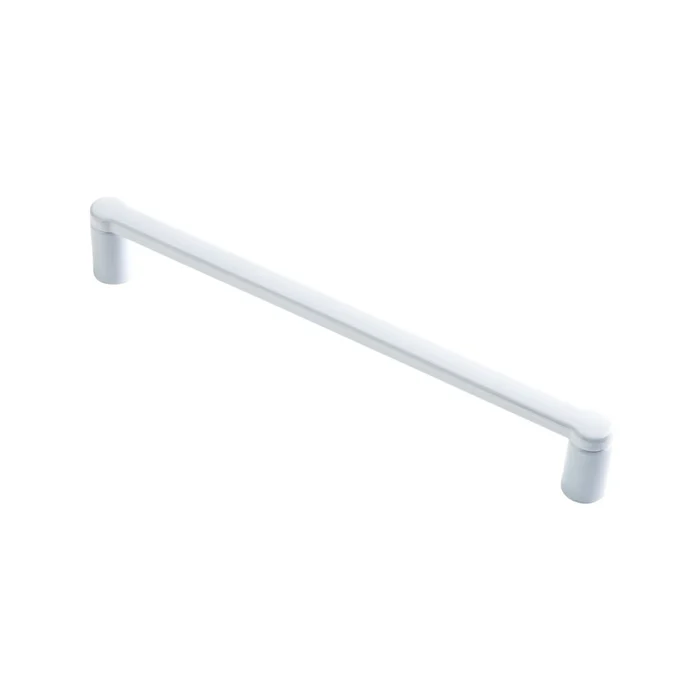 Puxador Armario Alça Reto 160mm Branco Brilhante (zoom)