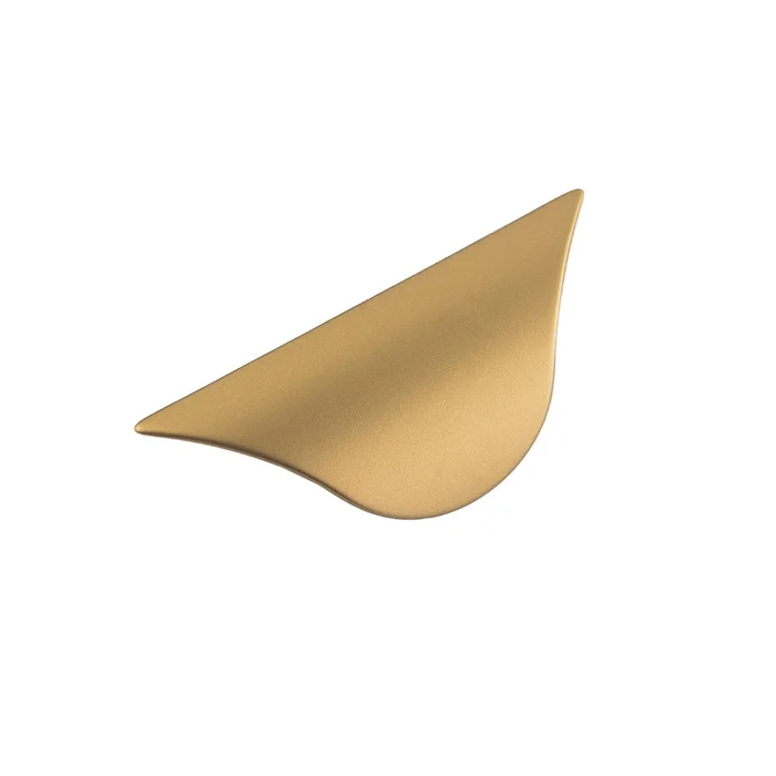 Puxador Armario Concha Aberta 20mm 60mm Dourado Fosco (zoom)