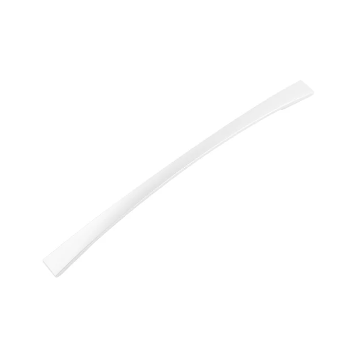 Puxador Armario Alça Curvo 192mm Branco Brilhante (zoom)