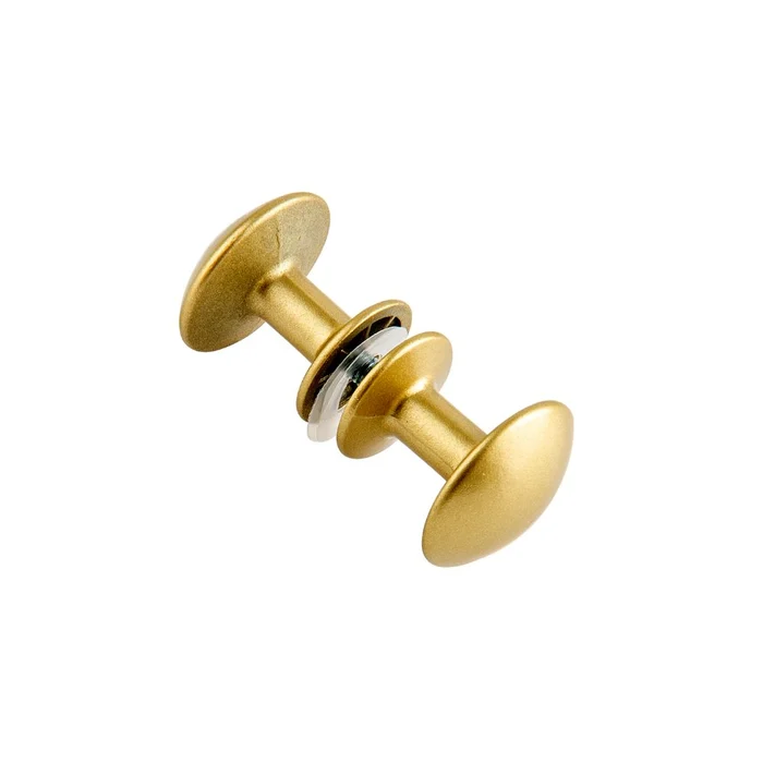 Puxador Box Redondo Mini Dourado Fosco (zoom)