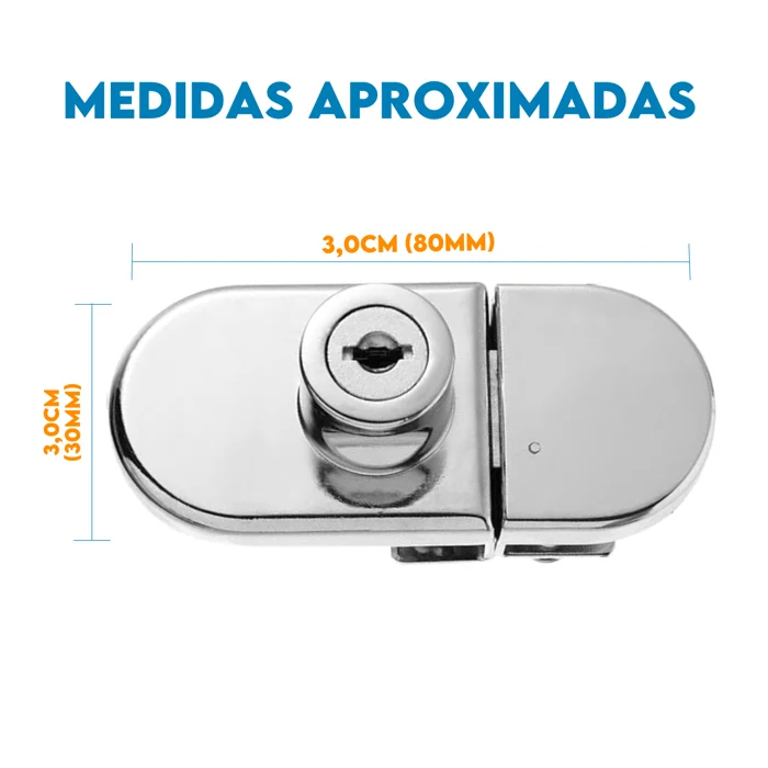 Fechadura Vitrine Conjunto Polido 150201004 (1)