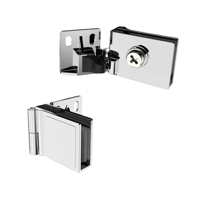 Par Dobradiça Vitrine Encaixe 3 a 6mm Polido 151300002