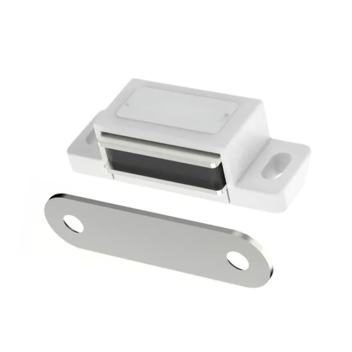 Fecho Magnético Para Móveis Branco (zoom)