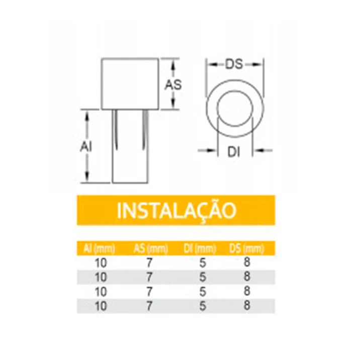 acessorios-para-moveis suporte pino para prateleira branco (zoom)