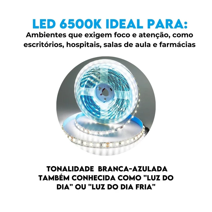 Fita Led Soft - 120 LED - 12v - 3528 - 10wm - 3000k  - 6412012301 (2)