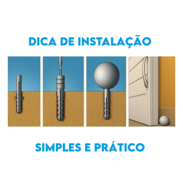 Conteúdo da embalagem 1 Batedor, 1 Parafuso, 1 Bucha 6mm, 1 Bucha Fixação Do Batedor. (3)