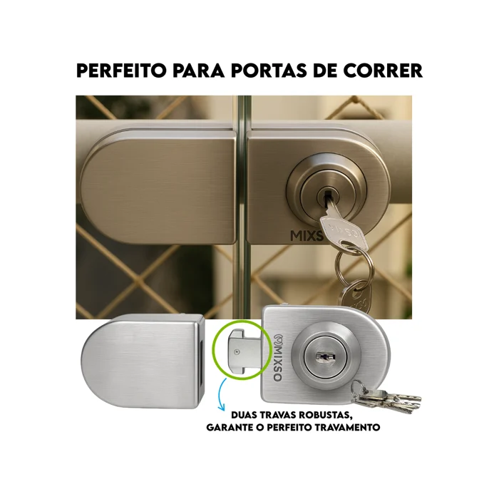 Fechadura Vidro Vidro Sobrepor Para Portas de Abrir (6)