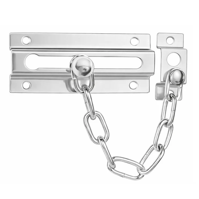 TRANCA PARA PORTA PEGA LADRAO ESCOVADO - 151285