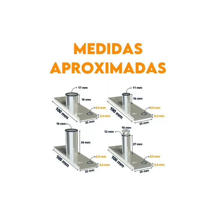Kit Puxador H  Polido 60x40cm + Fechadura Rolete Gold + Pino Pivotante Inox 150kg (6)