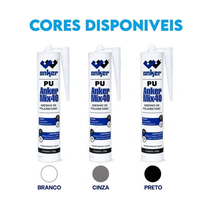cores disponiveis