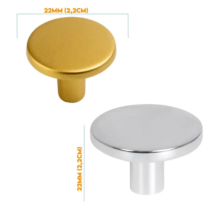 Puxador Ponto 22mm Dourado Fosco 50081022 (1)