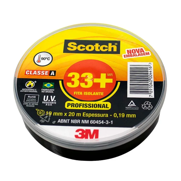 Quimicos em Geral Fita Isolante Scotch 19mmx20m 33+ 3M (big)
