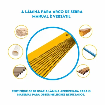 flexível para arco de serra manual