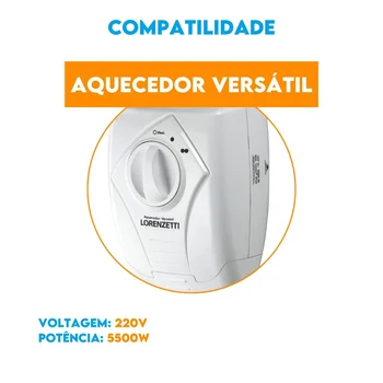 Resistência Lorenzetti 220v 5500w Aquecedor Versátil - 581046 - Lorenzetti