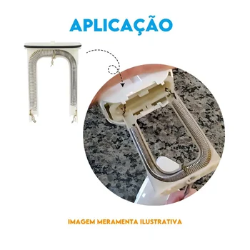 Aplicação Resistência Lorenzetti 220v 5500w Aquecedor Versátil - 581046