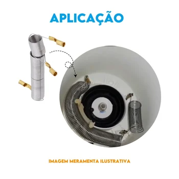 Aplicação Resistência Resistência Lorenzetti 220v 5500w Maxi Ducha - 581031