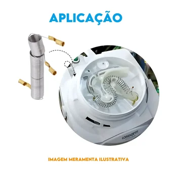 Aplicação Resistência - Resistência Lorenzetti 220v 7500w Duo Shower Ducha Futura - 581035