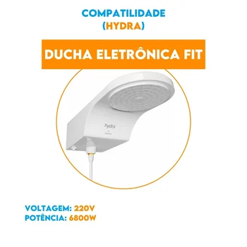 Resistência Pratimix220v 6800w Ducha Eletrônica Fit - 581019 - Hydra