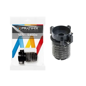 Resistência Pratimix 127v 5400w Nova Ducha Kibanho 4T - 581017