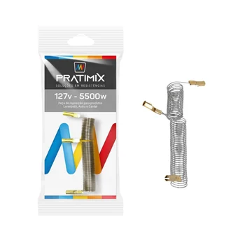 Resistência Pratimix 127v 5500w Tipo L 3 Temperaturas - 581002