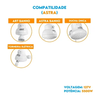 Resistência Pratimix 127v 5500w Tipo L 3 Temperaturas - 581002 (2)