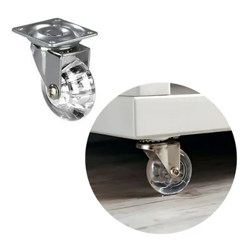 Aplicação Rodízio Gel Pu Transparente Sem Trava 50mm - 4200050