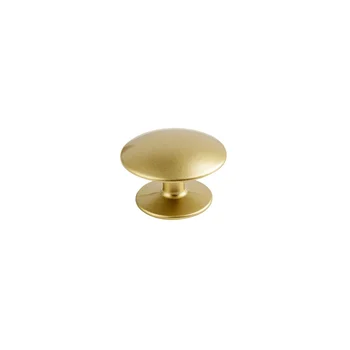 Puxador Redondo Para Móveis Unifuro Dourado Fosco - 5008101