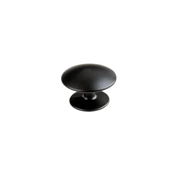 Puxador Redondo Para Móveis Unifuro Preto Fosco - 5003101