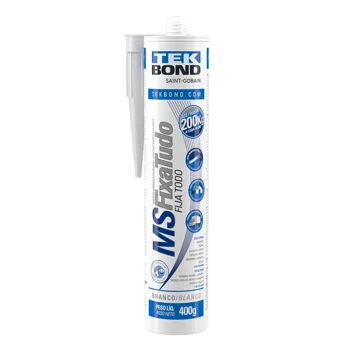 Adesivo MS Hibrido Polímero Branco 400g TekBond Profissional - 1001400