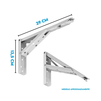 Mão Francesa Dóbravel 29 cm - Máxima Ferragens - sku 280101030