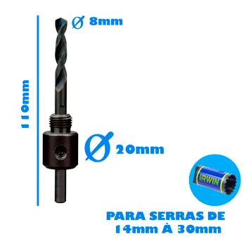 MANDRIL SDT C/BR P.5L 9/ 16-1.3/163/8 (zoom)
